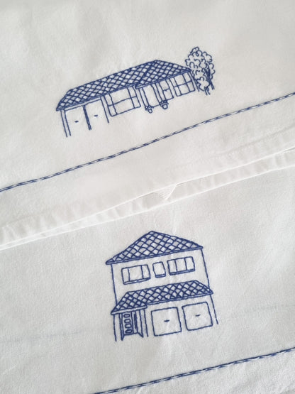 personalised homey tea towel collection